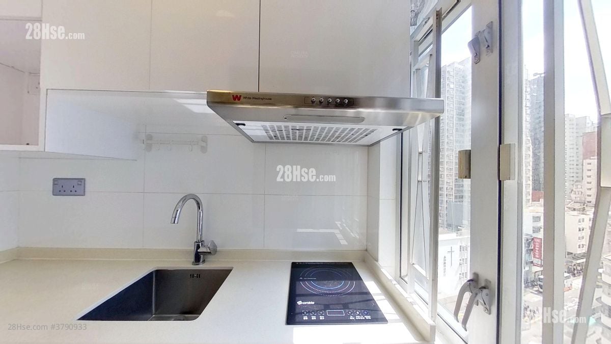 kitchen: Island Building Rental 1 Bedroom , 1 Bathroom 294 ft²
