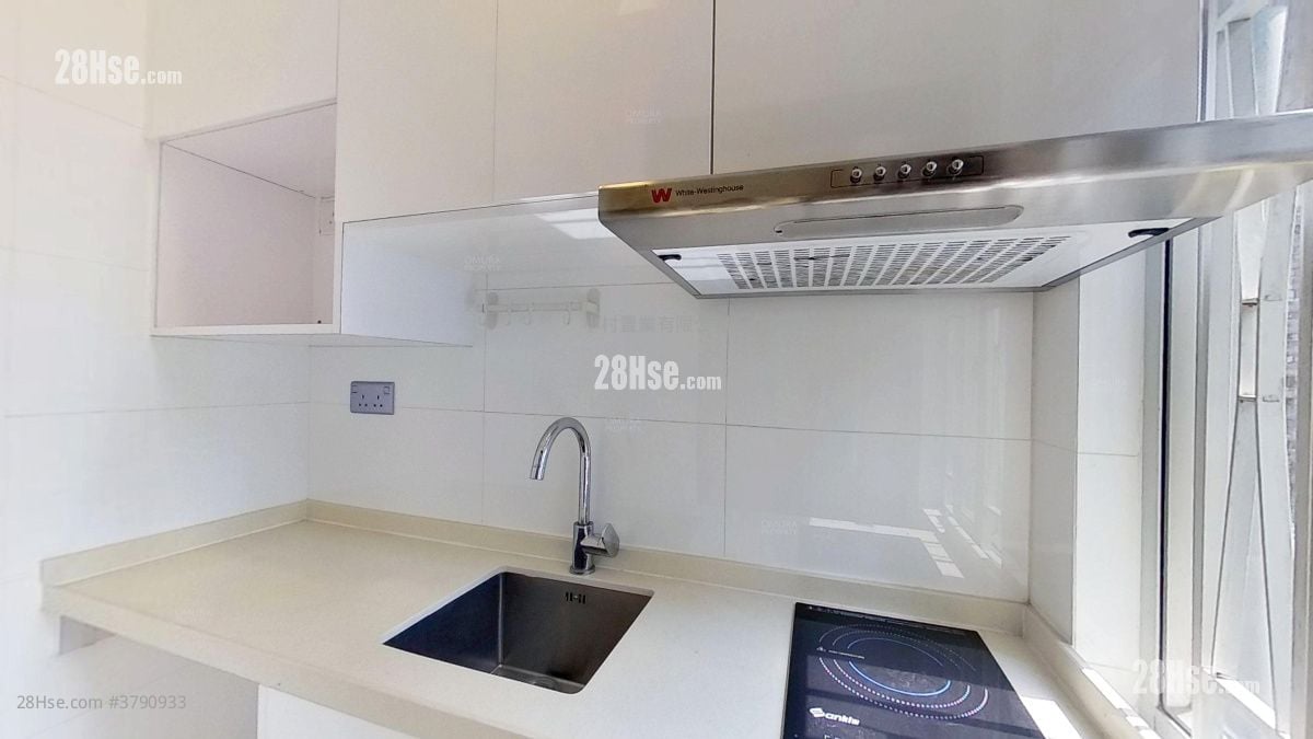 kitchen: Island Building Rental 1 Bedroom , 1 Bathroom 294 ft²
