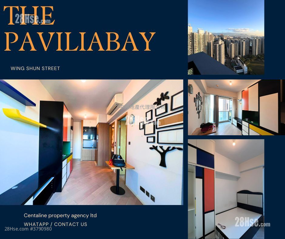 The Pavilia Bay Rental Studio , 1 Bathroom 347 ft²