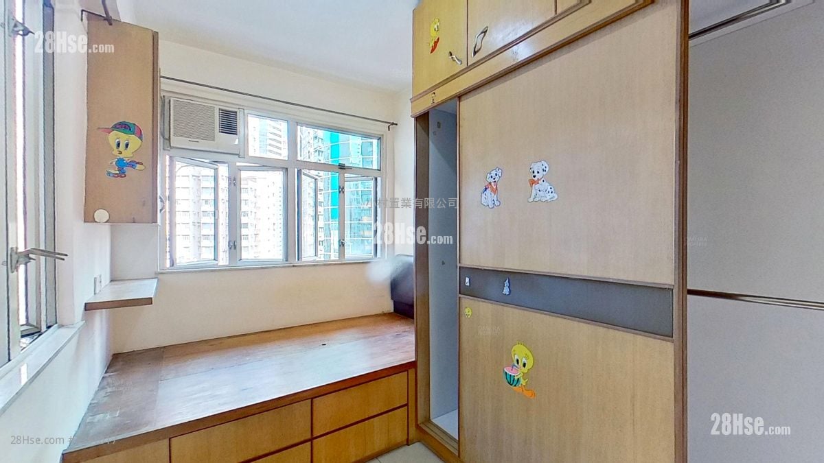 睡房 2: 新都楼 售盘 2 房 , 1 浴室 467 平方尺