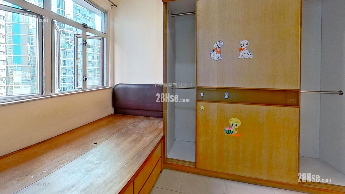 睡房 2: 新都楼 售盘 2 房 , 1 浴室 467 平方尺