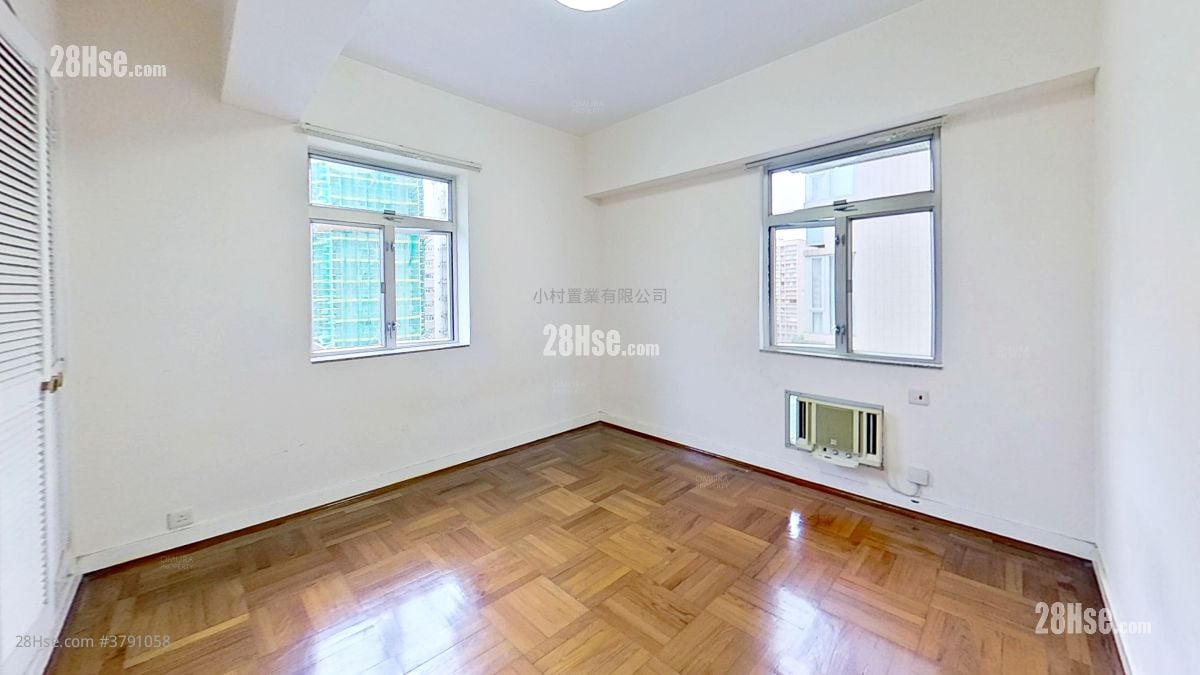 bedroom 2: Shuet Kan Mansion Rental 3 Bedrooms , 2 Bathrooms 1,206 ft²