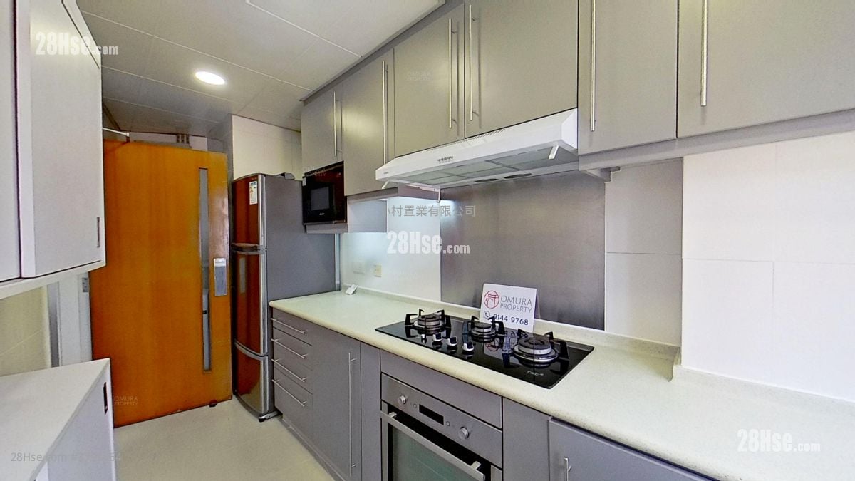 厨房: 竹林苑 租盘 2 房 , 1 浴室 770 平方尺