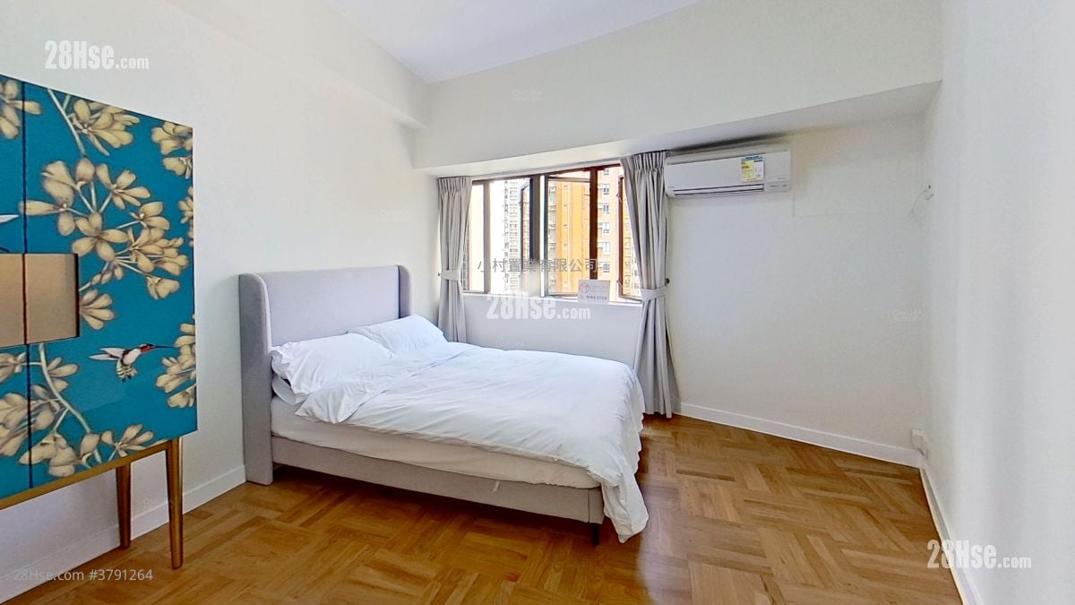 主人房: 竹林苑 租盘 2 房 , 1 浴室 770 平方尺