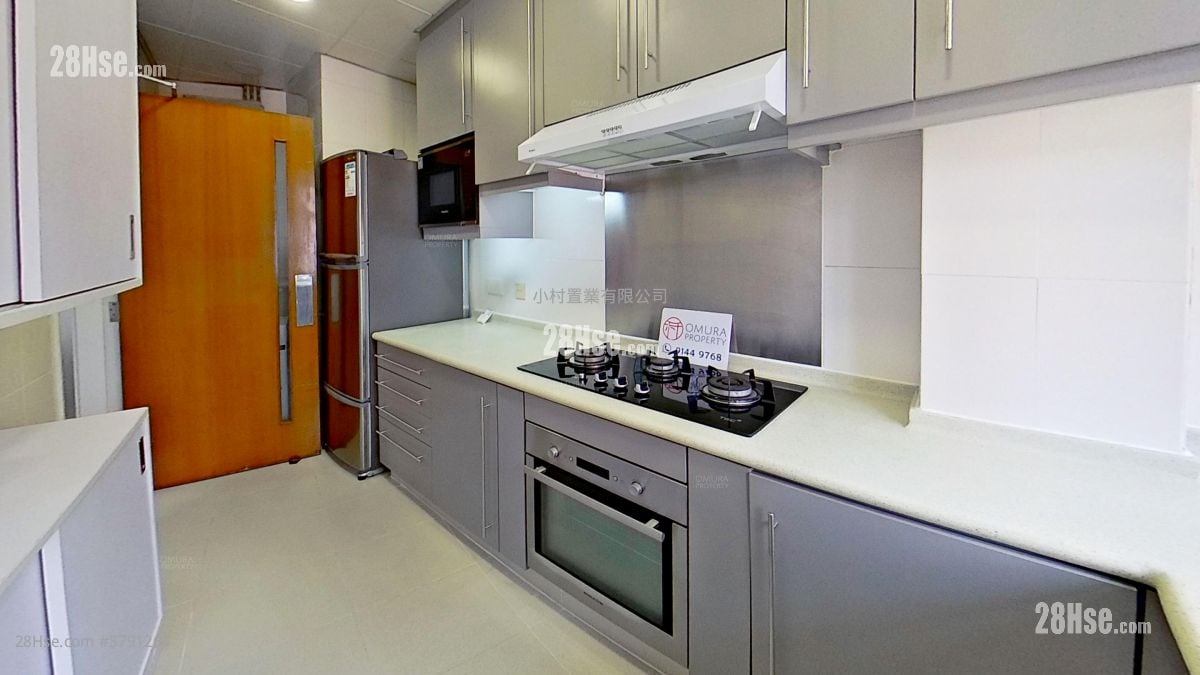 厨房: 竹林苑 租盘 2 房 , 1 浴室 770 平方尺