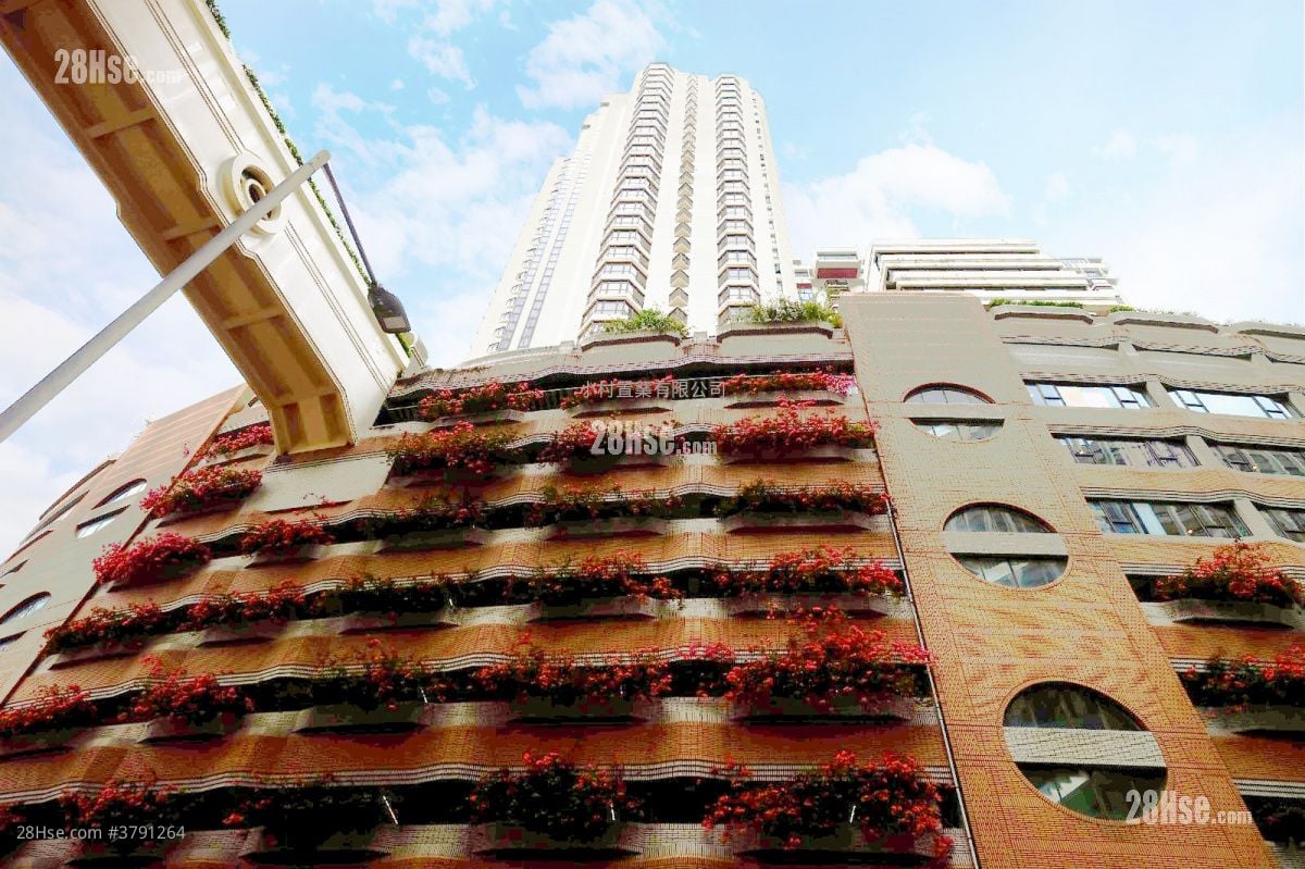 大厦外观: 竹林苑 租盘 2 房 , 1 浴室 770 平方尺