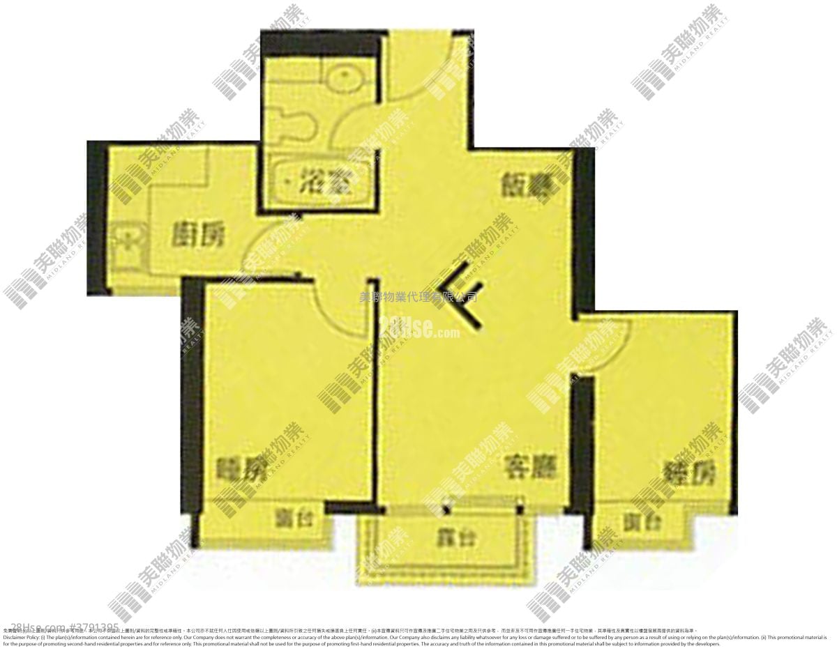 映湾园 售盘 2 房 495 平方尺