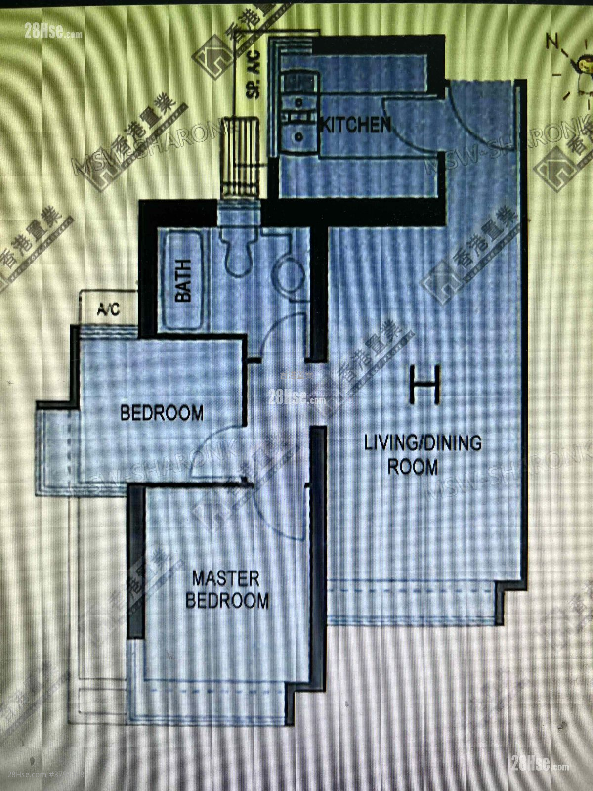 Ocean Shores Sell 2 Bedrooms , 1 Bathroom 503 ft²