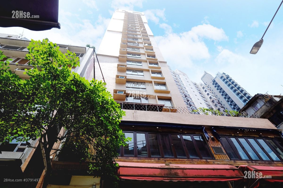 大厦外观: 伊利阁 租盘 1 房 , 1 浴室 432 平方尺