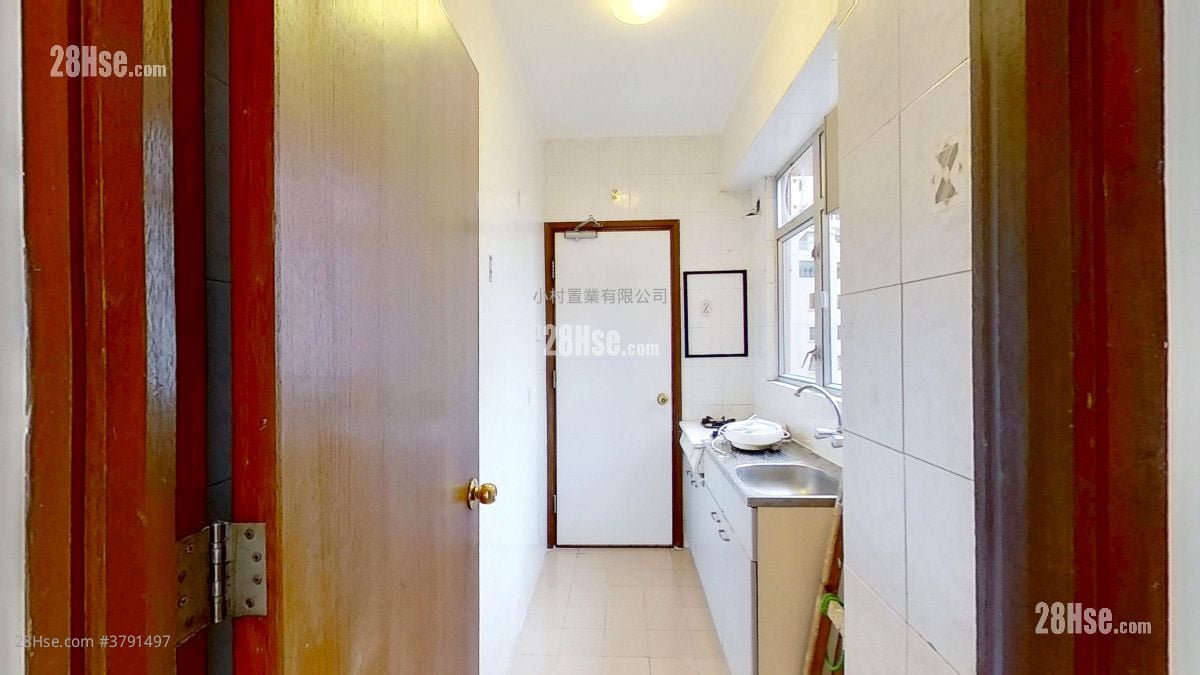 厨房: 伊利阁 租盘 1 房 , 1 浴室 432 平方尺