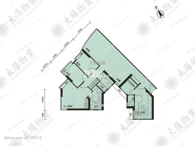 Laguna Verde Rental 3 Bedrooms 1,115 ft²