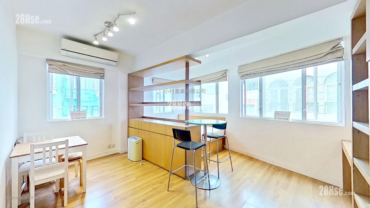 厅: 荷李活道66号 租盘 开放式间隔 , 1 浴室 334 平方尺