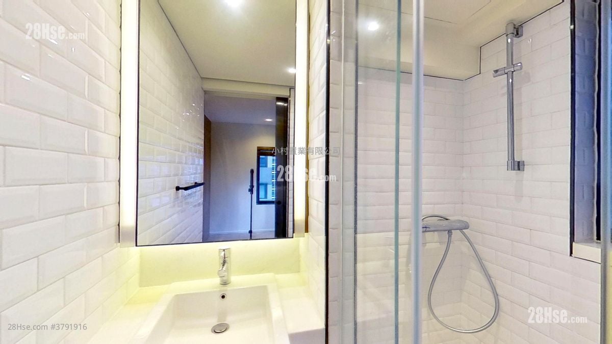 浴室: Star Studios 租盘 开放式间隔 , 1 浴室 228 平方尺