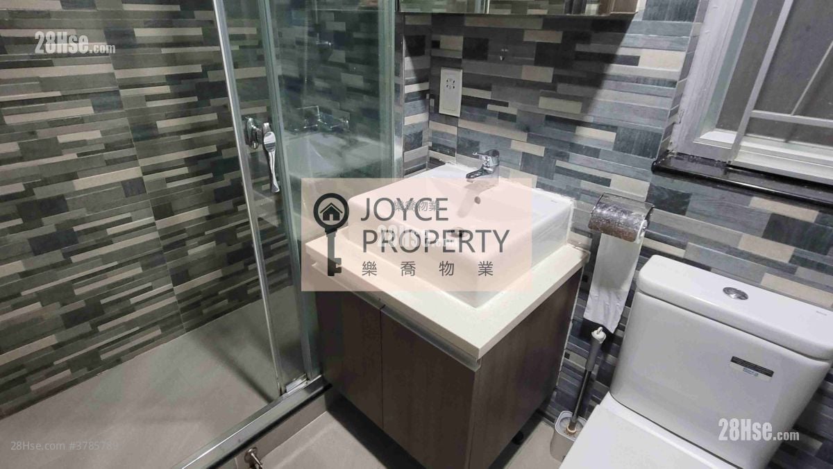 华登大厦 租盘 3 房 , 2 浴室 843 平方尺