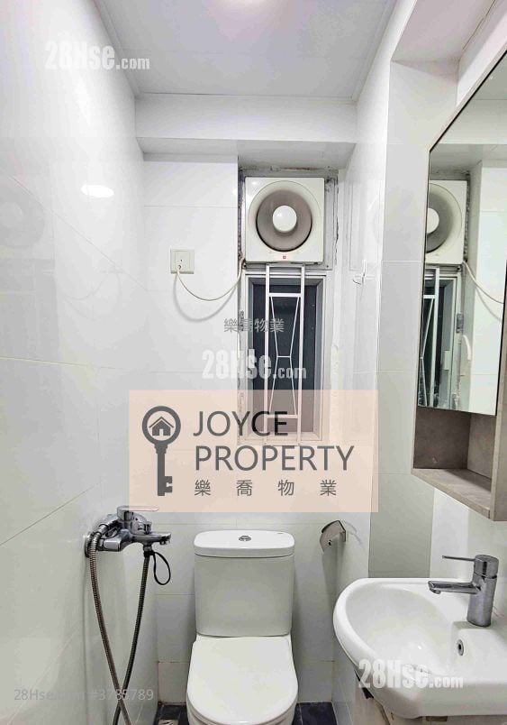 华登大厦 租盘 3 房 , 2 浴室 843 平方尺