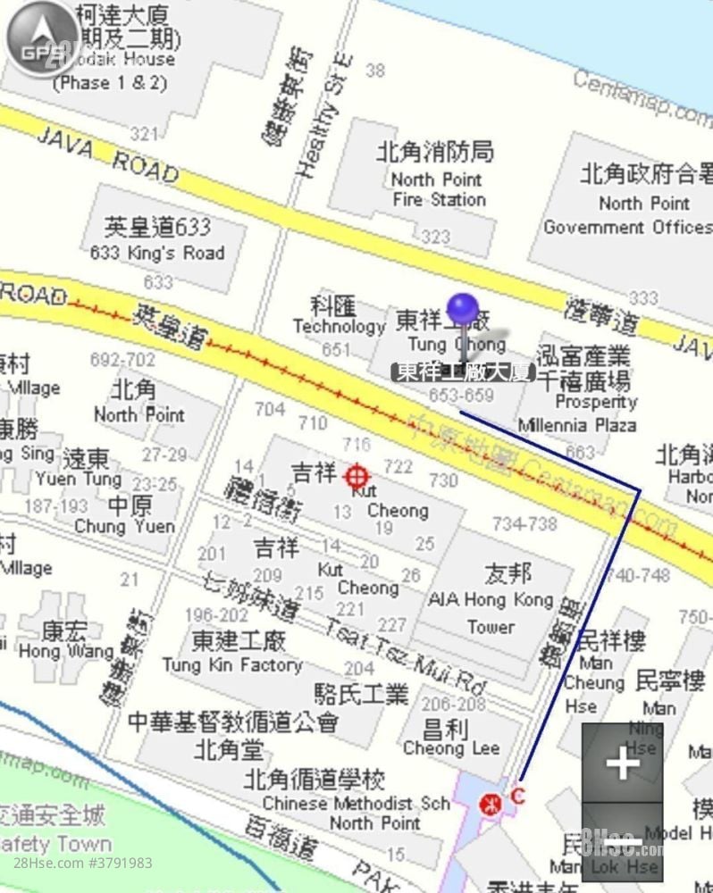 东祥工厂大厦 租盘 140 平方尺