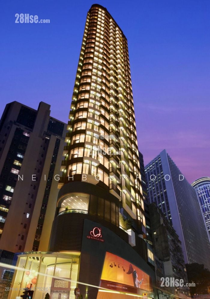 Queen's Cube 租盘 开放式间隔 , 1 浴室 277 平方尺