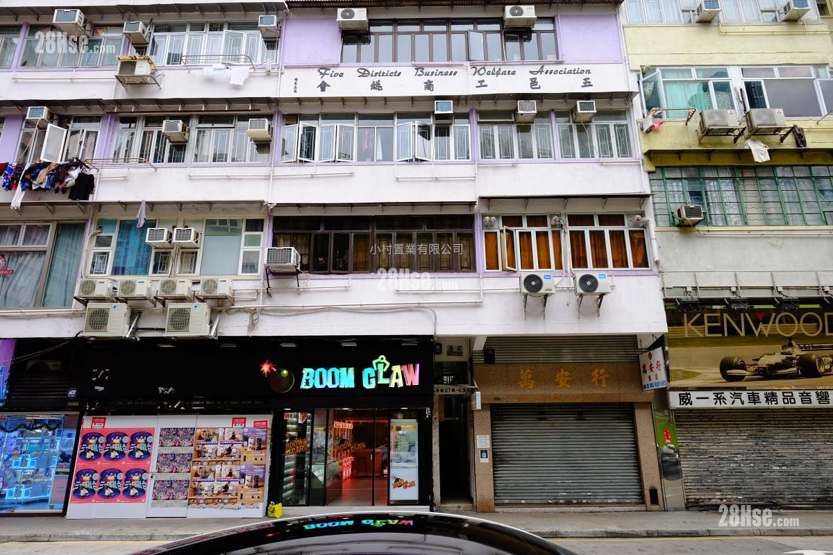 大厦入口: 忠信大厦 售盘 3 房 , 3 浴室 643 平方尺