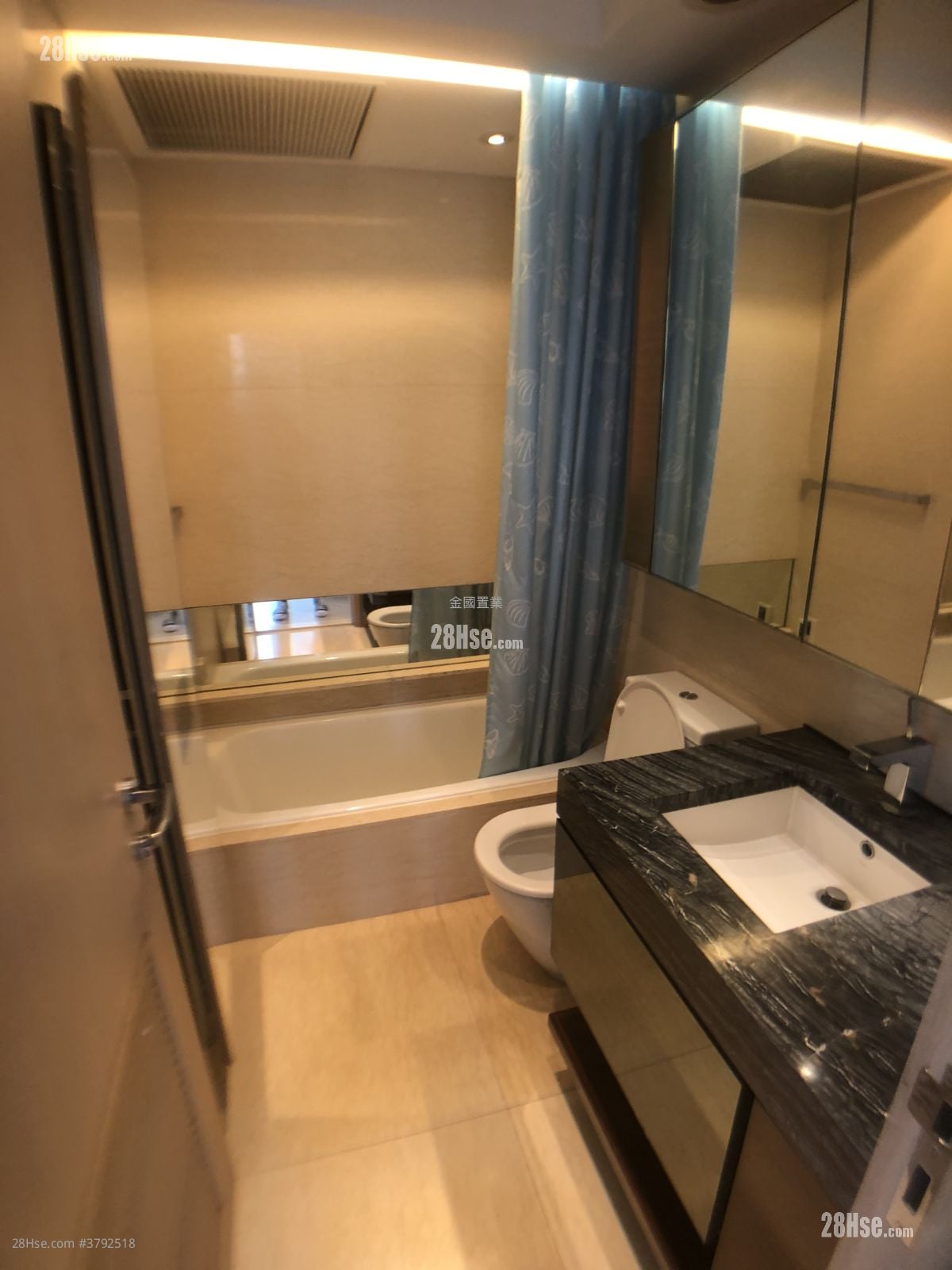 天玺 租盘 2 房 , 1 浴室 535 平方尺