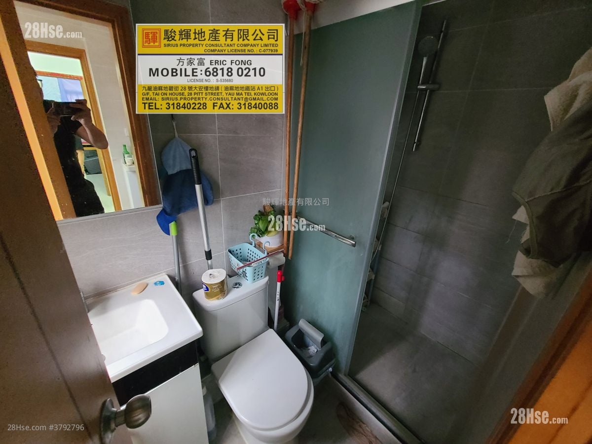 金辉大厦 租盘 2 房 , 1 浴室 340 平方尺