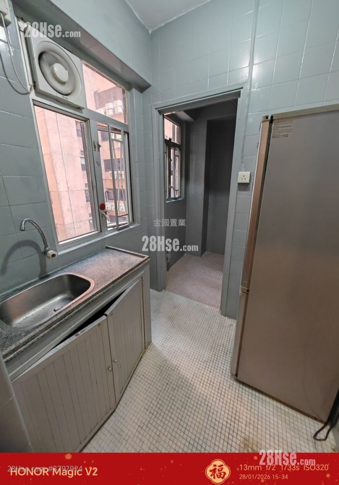 宏富大厦 租盘 2 房 , 1 浴室 483 平方尺