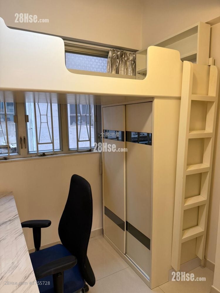 鸿德大厦 租盘 2 房 , 1 浴室 400 平方尺