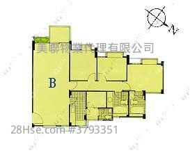 翡翠花园 售盘 3 房 959 平方尺