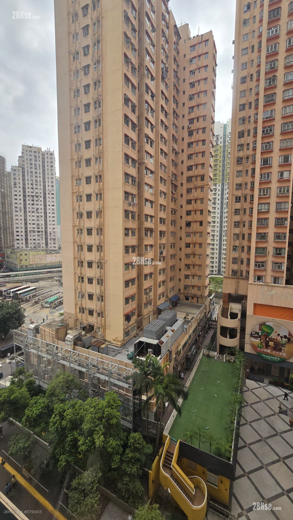 淘大花园 租盘 2 房 , 1 浴室 356 平方尺