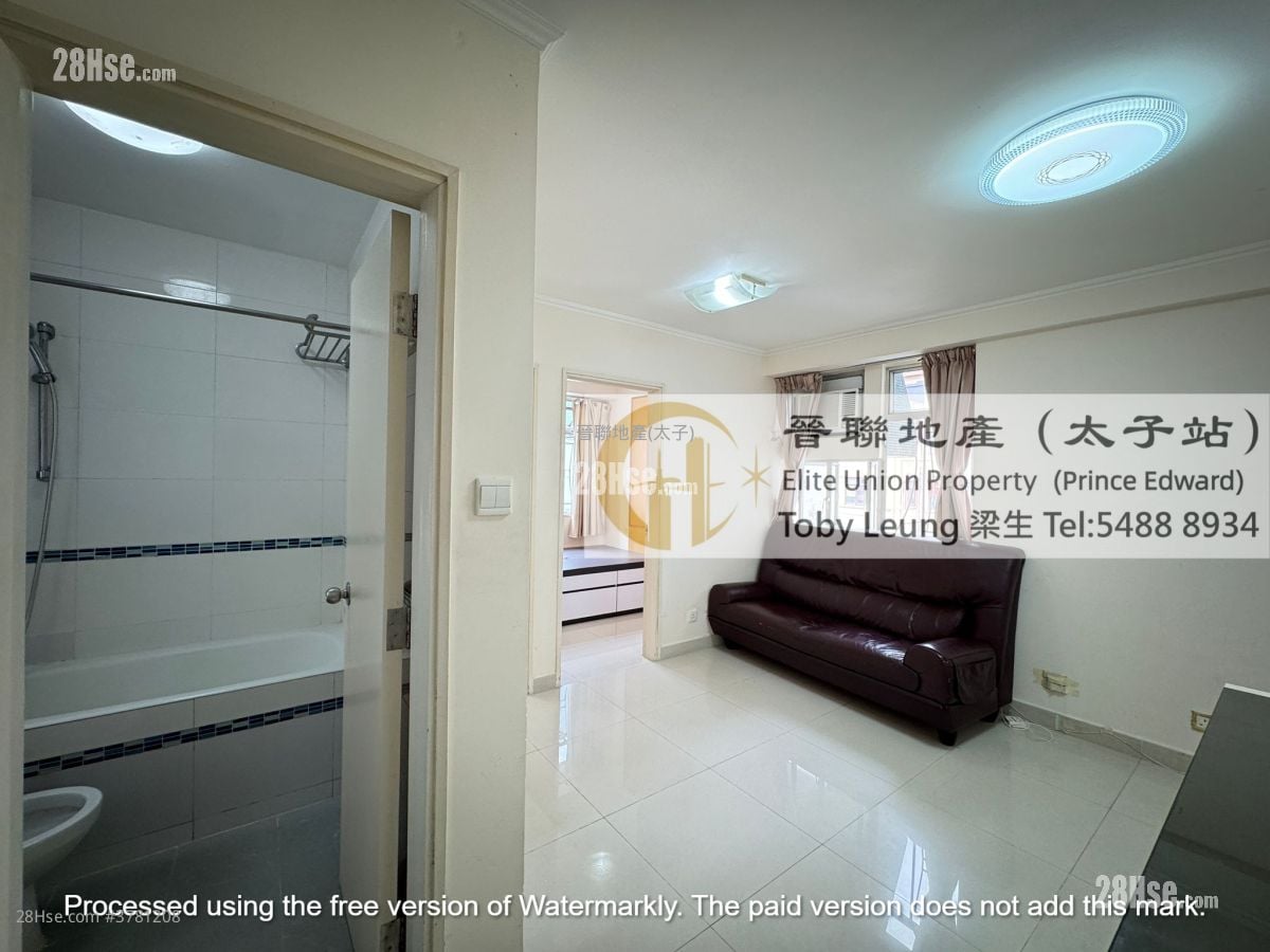 颂贤花园 租盘 2 房 , 1 浴室 357 平方尺