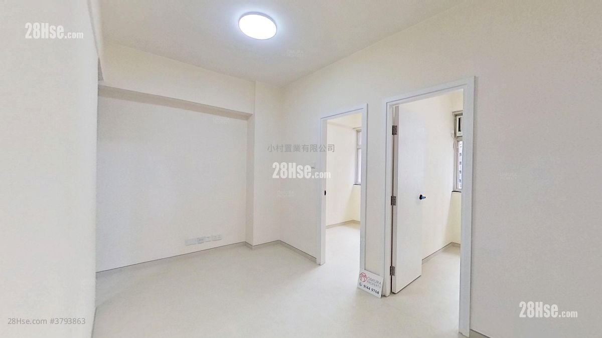 厅: 嘉宁大厦 租盘 2 房 , 1 浴室 368 平方尺