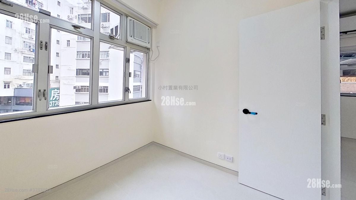 睡房 2: 嘉宁大厦 租盘 2 房 , 1 浴室 368 平方尺