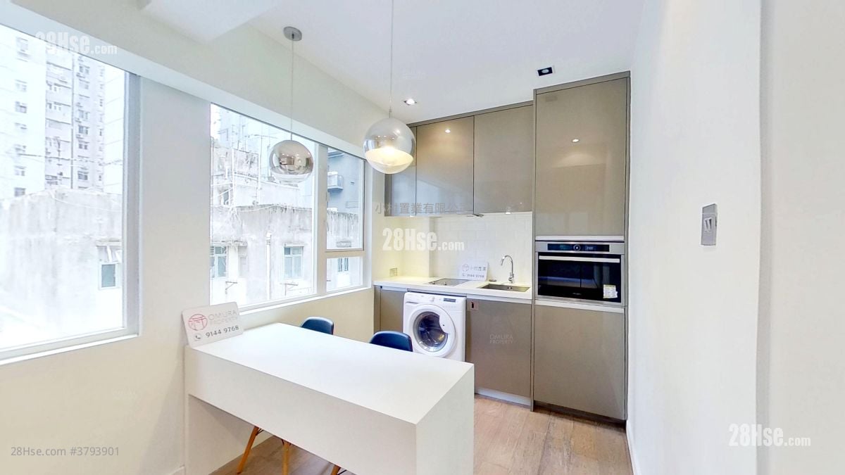 厨房: 旭日楼 租盘 开放式间隔 , 1 浴室 304 平方尺