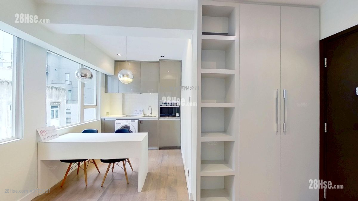 厅: 旭日楼 租盘 开放式间隔 , 1 浴室 304 平方尺