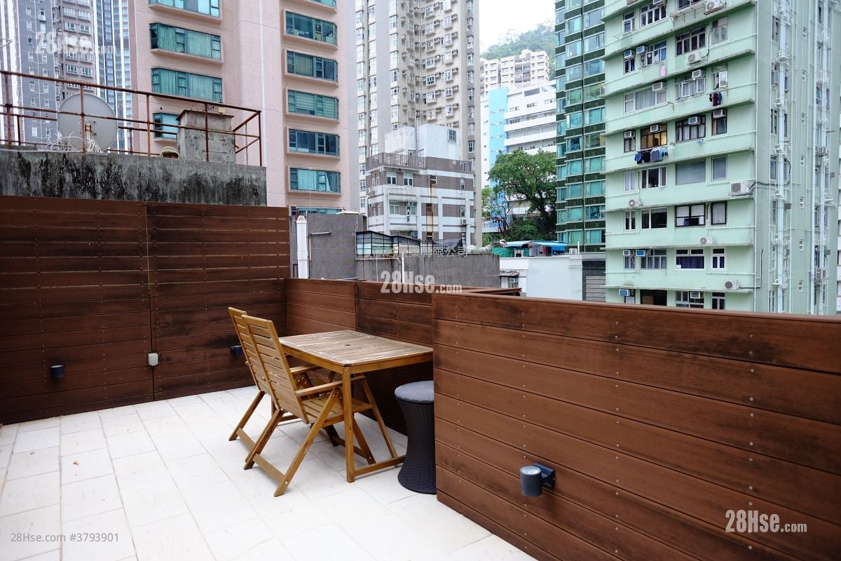 天台: 旭日楼 租盘 开放式间隔 , 1 浴室 304 平方尺