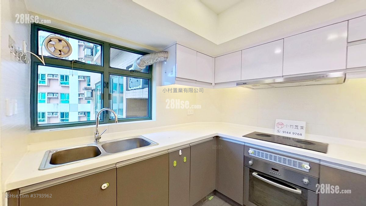 厨房: 万茂苑 租盘 3 房 , 2 浴室 962 平方尺