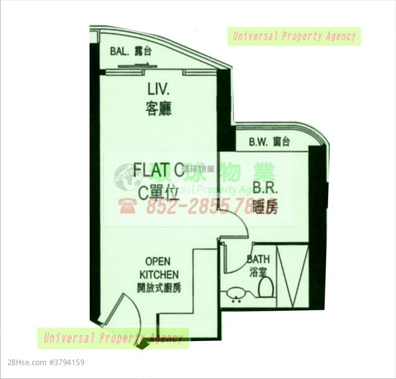 加多近山 售盘 1 房 , 1 浴室 376 平方尺