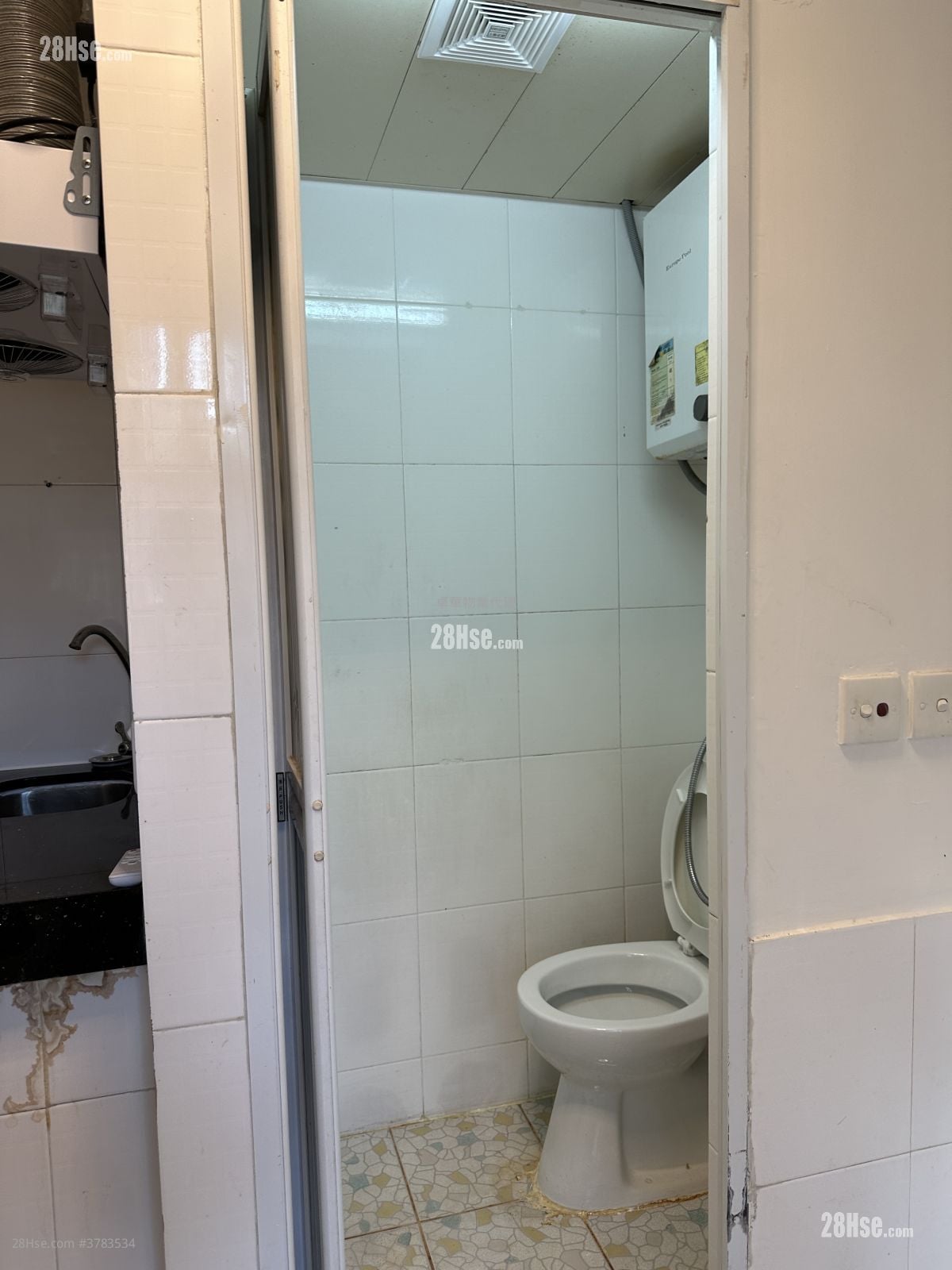 唐楼 租盘 开放式间隔 , 1 浴室 90 平方尺