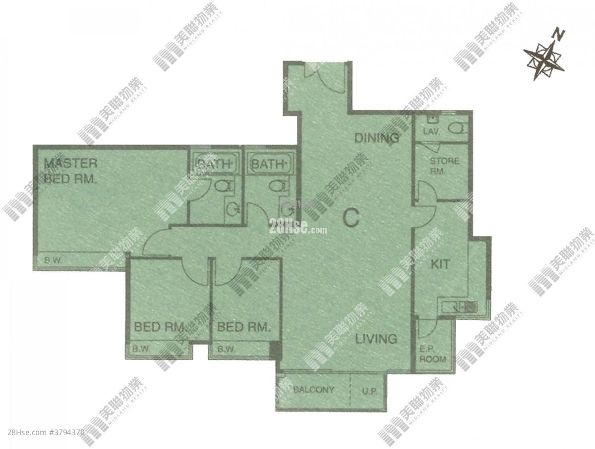 One Beacon Hill Sell 3 Bedrooms , 3 Bathrooms 1,101 ft²