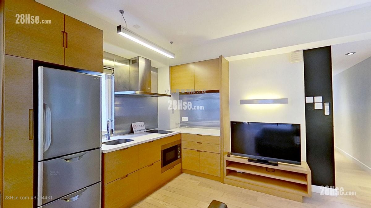 厨房: 永丰街1号 租盘 1 房 , 1 浴室 480 平方尺