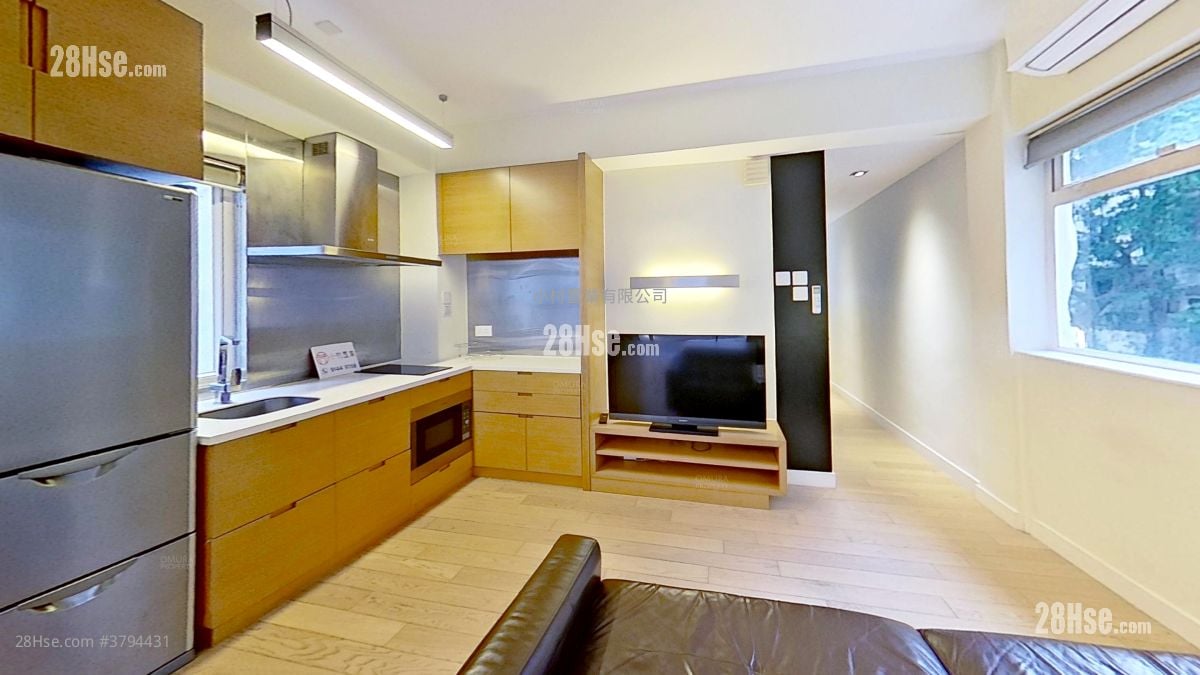 厨房: 永丰街1号 租盘 1 房 , 1 浴室 480 平方尺