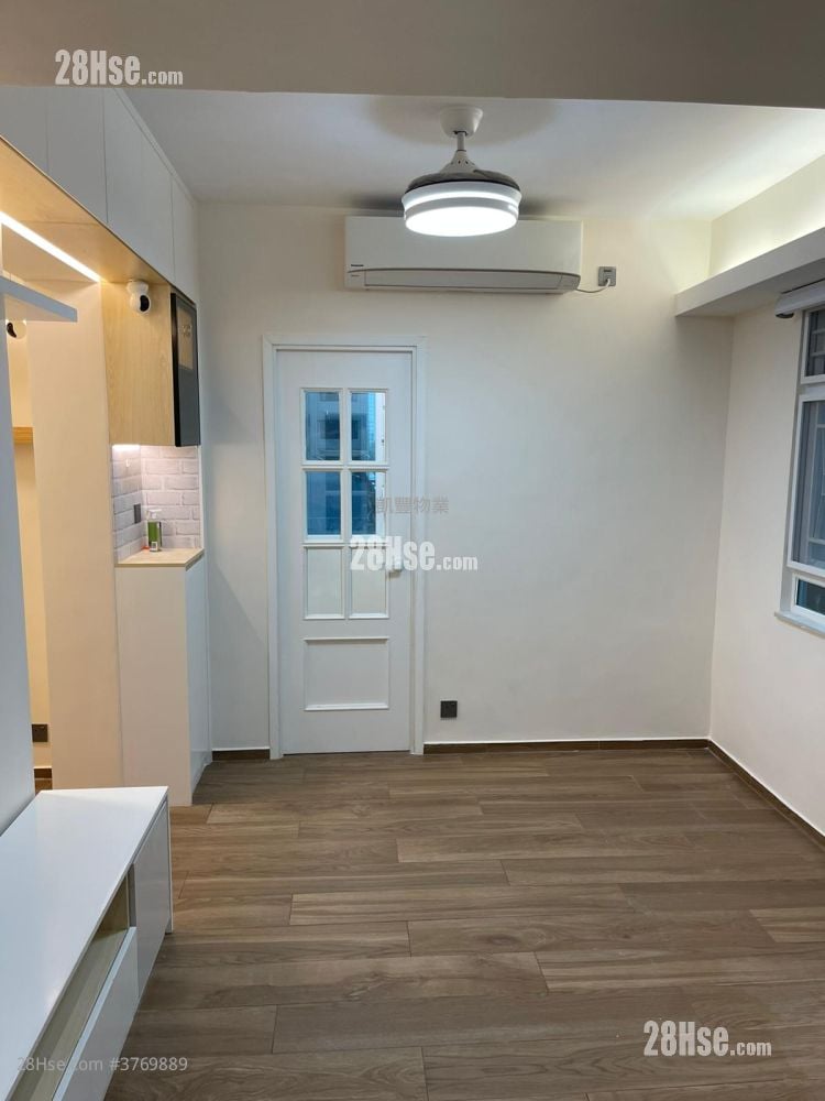 珠城大厦 租盘 2 房 , 1 浴室 460 平方尺