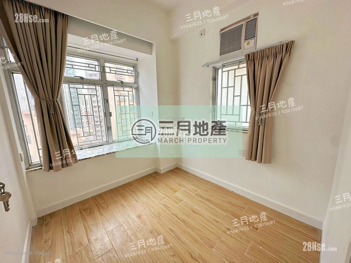 睡房 1: 鸿威大厦 售盘 2 房 , 1 浴室 306 平方尺