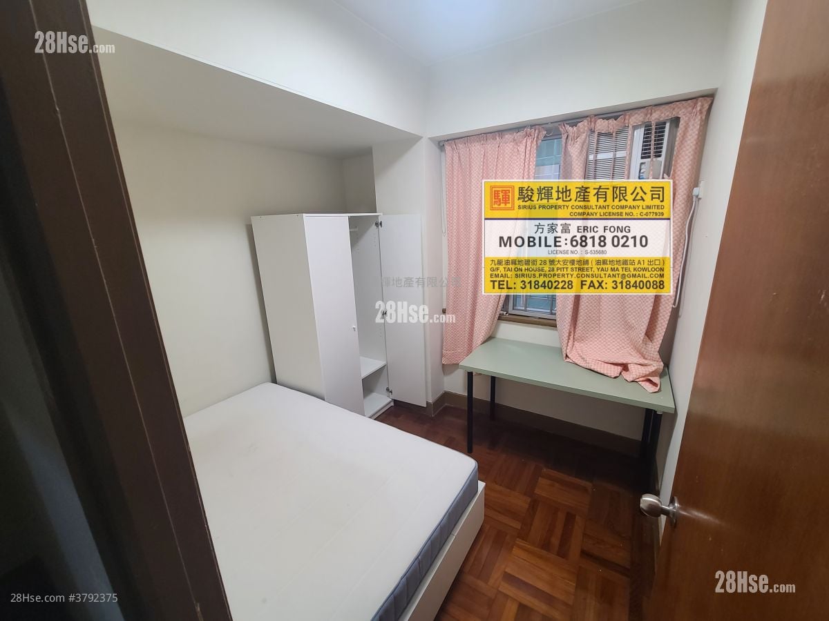 耀基大楼 租盘 4 房 , 1 浴室 800 平方尺