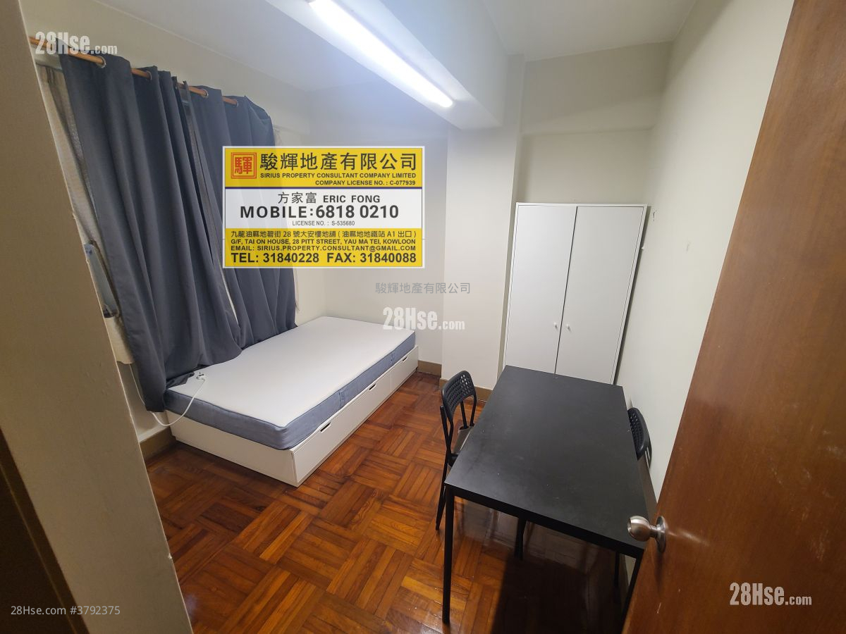 耀基大楼 租盘 4 房 , 1 浴室 800 平方尺