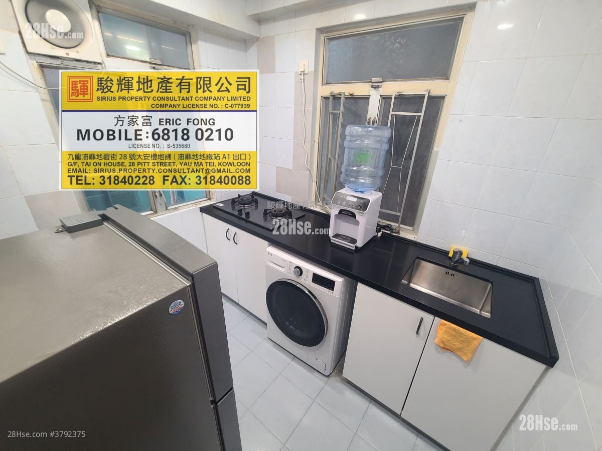 耀基大楼 租盘 4 房 , 1 浴室 800 平方尺