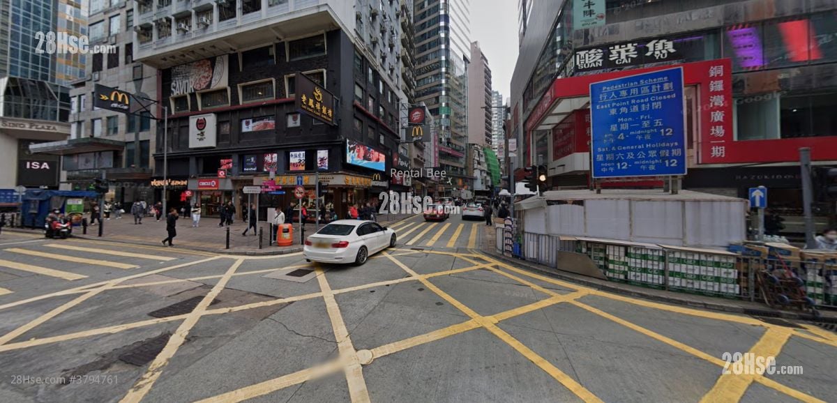 Causeway Bay Mtr Exit B Rental 4,800 ft²