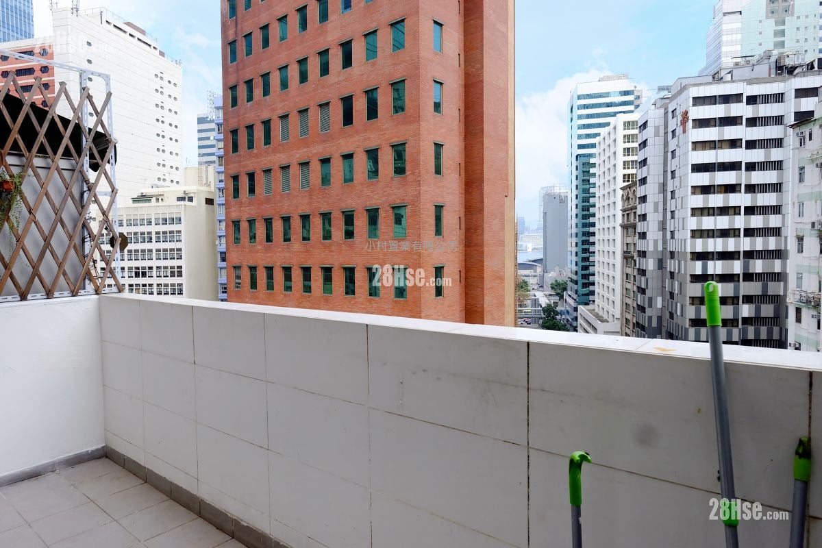 balcony: Everwin Mansion Rental 1 Bedroom , 1 Bathroom 282 ft²