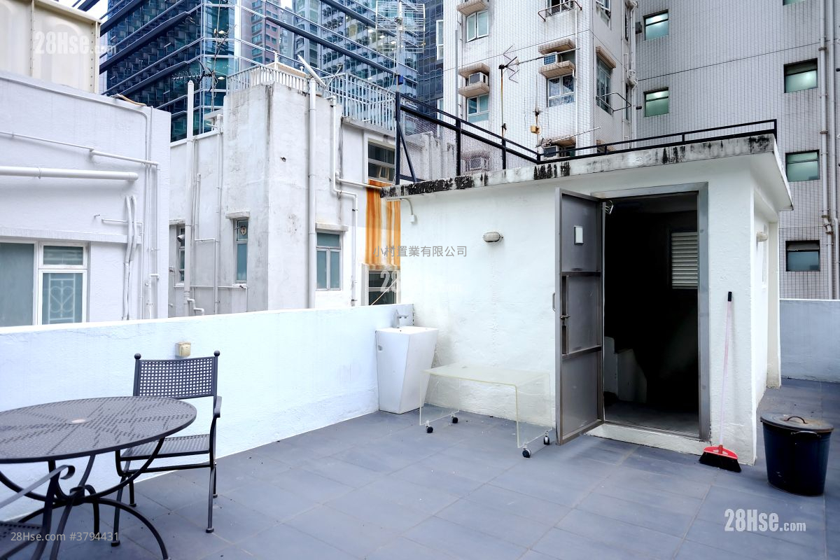 天台: 永丰街1号 租盘 1 房 , 1 浴室 480 平方尺