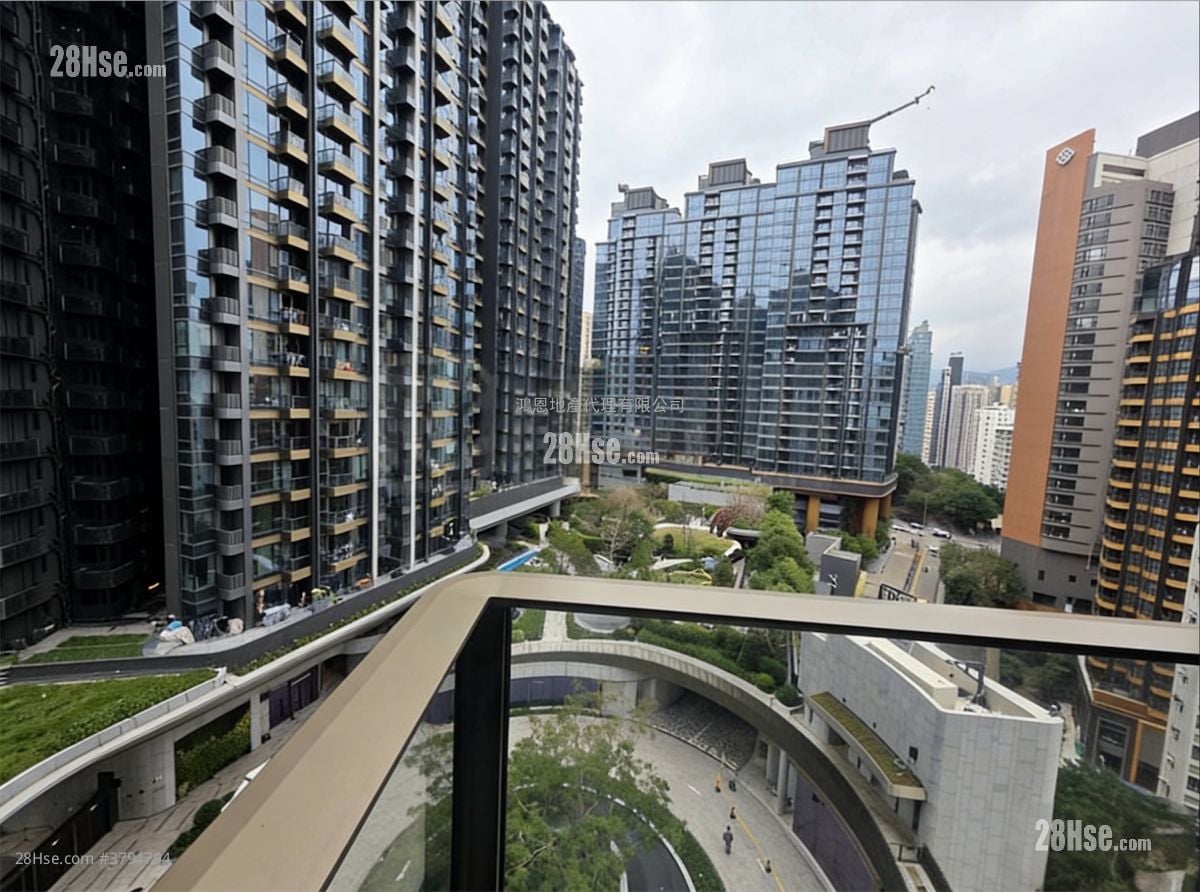 露台: 瑜一 租盘 1 房 , 1 浴室 338 平方尺