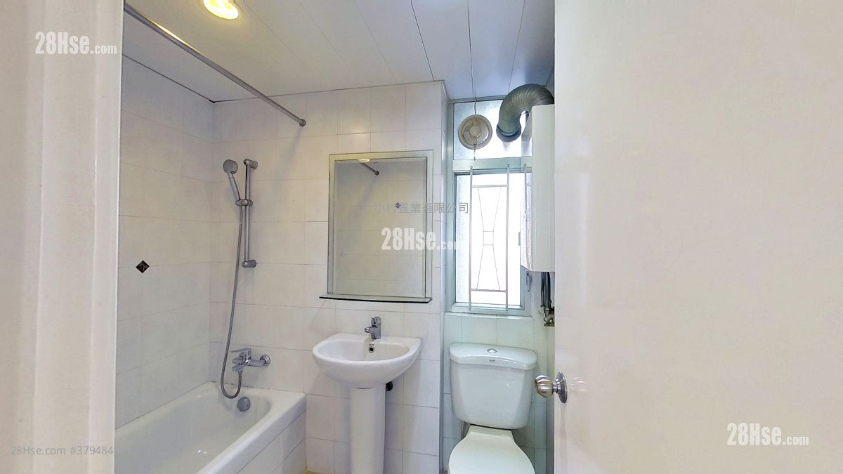浴室: 景香楼 租盘 1 房 , 1 浴室 521 平方尺